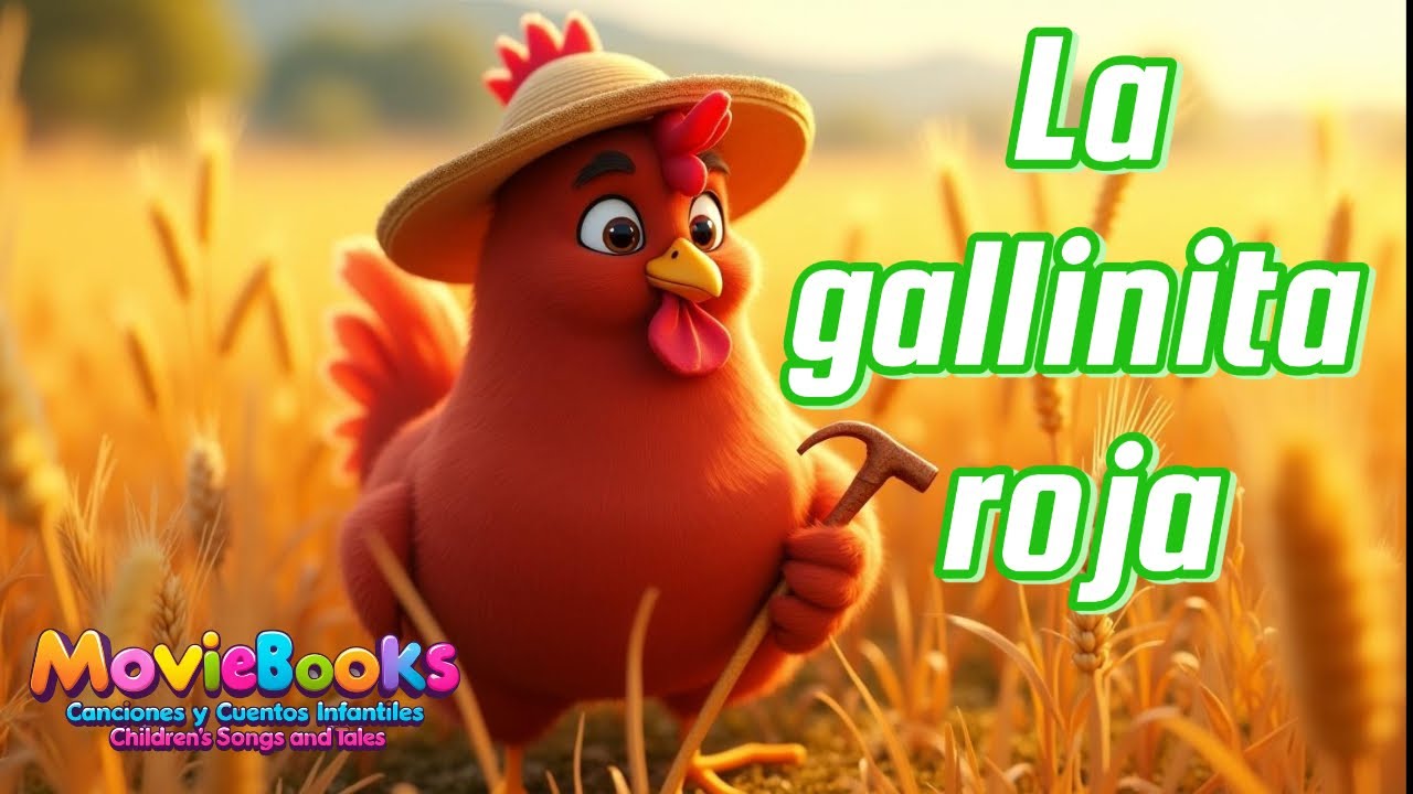 La gallinita roja / #CuentosConValores #CancionesEducativas #ValoresParaNi&ntilde;os #cuentosclasicos