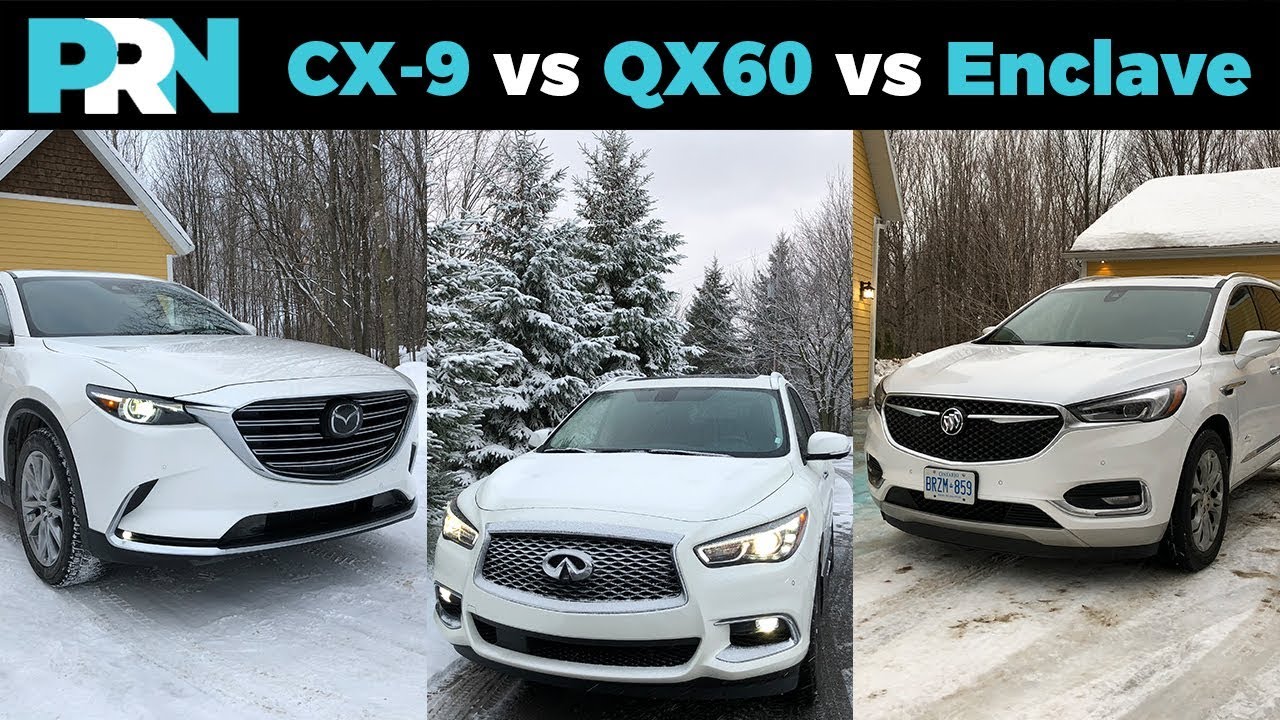 Mazda CX-9 vs Infiniti QX60 vs Buick Enclave | TestDrive Showdown