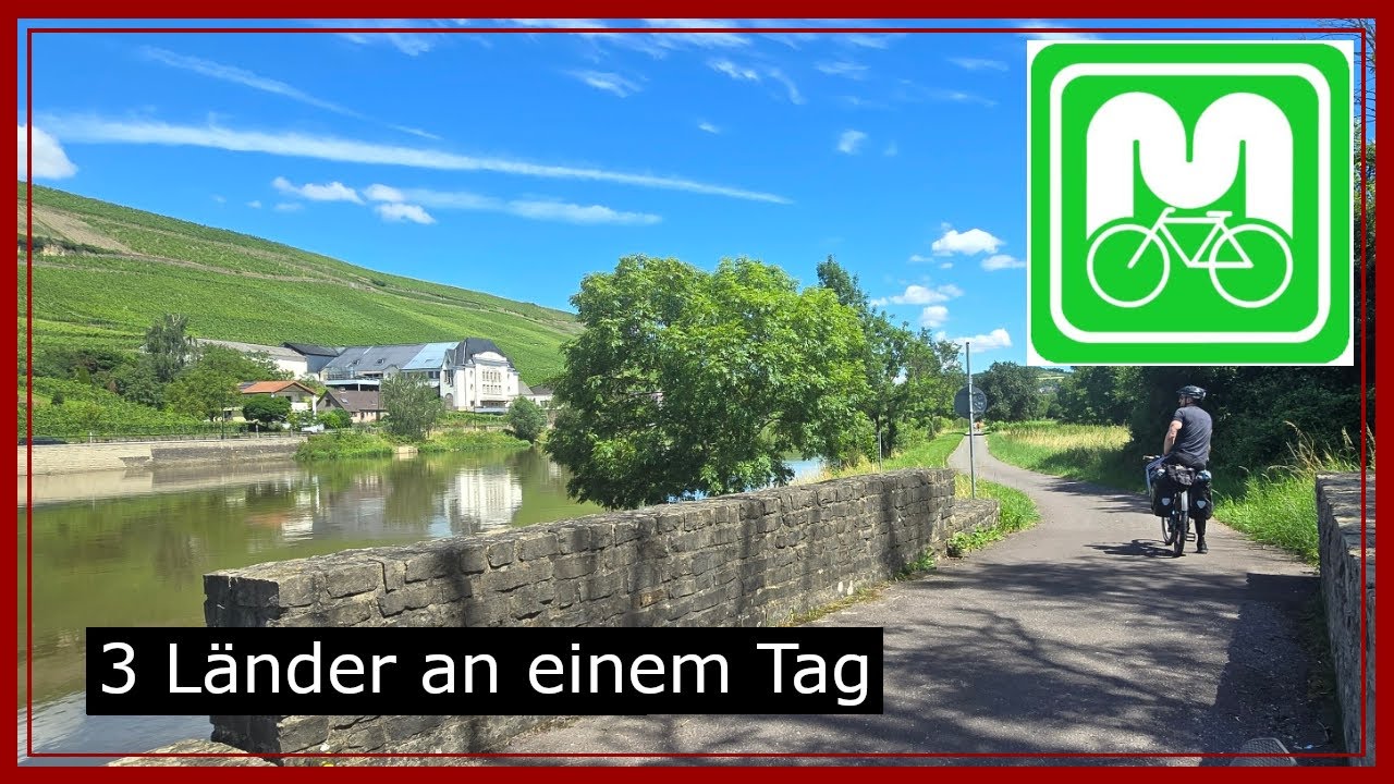 Moselradweg Teil 1 von Perl nach Pölich / E-Bike Tour