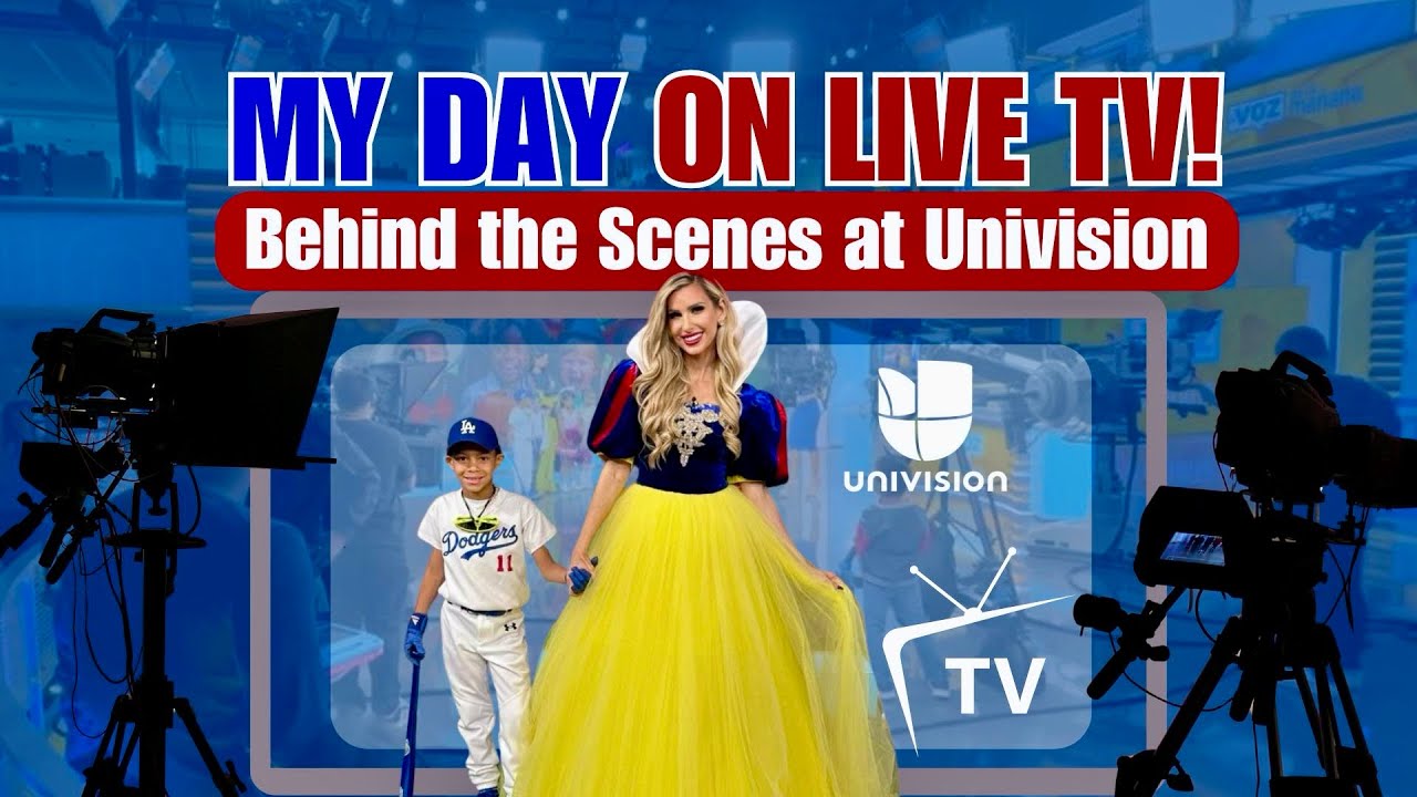 Behind the Scenes at Univision 🎥 | Kids on Live TV + Big Dreams ⚾️
