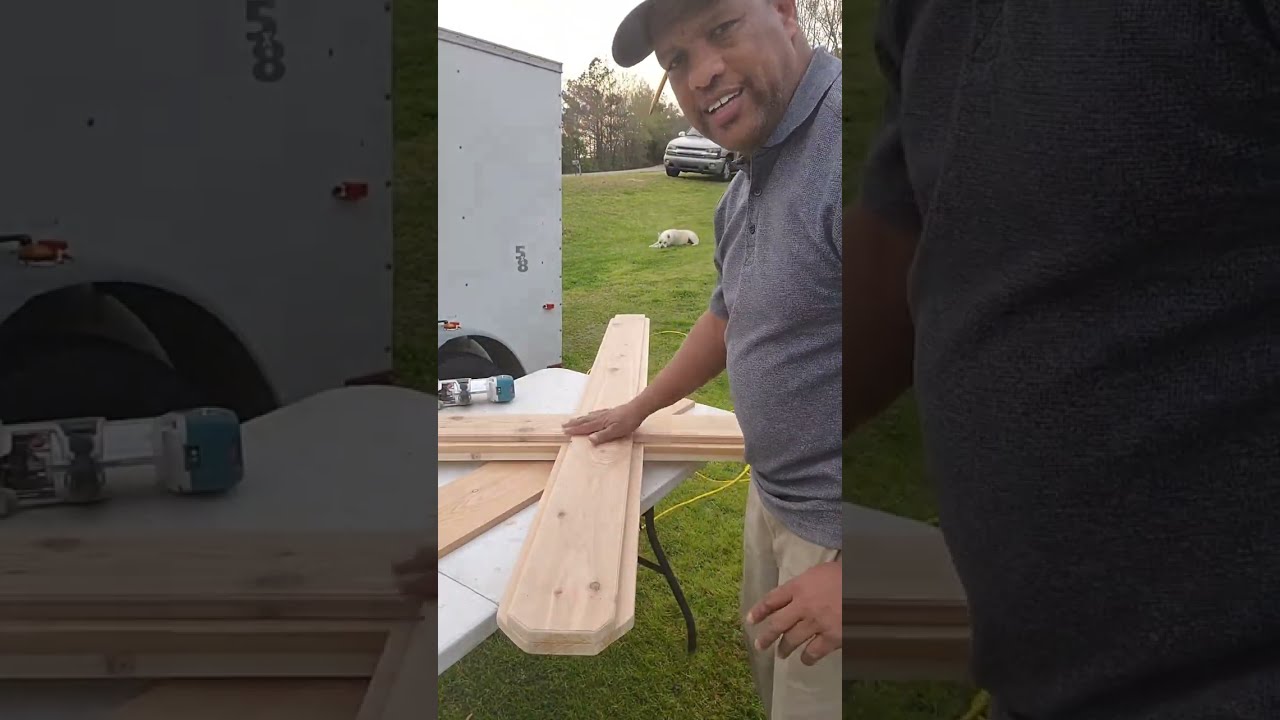 HOW TO BUILD A CROSS WITH LED LIGHTS BEHIND IT!