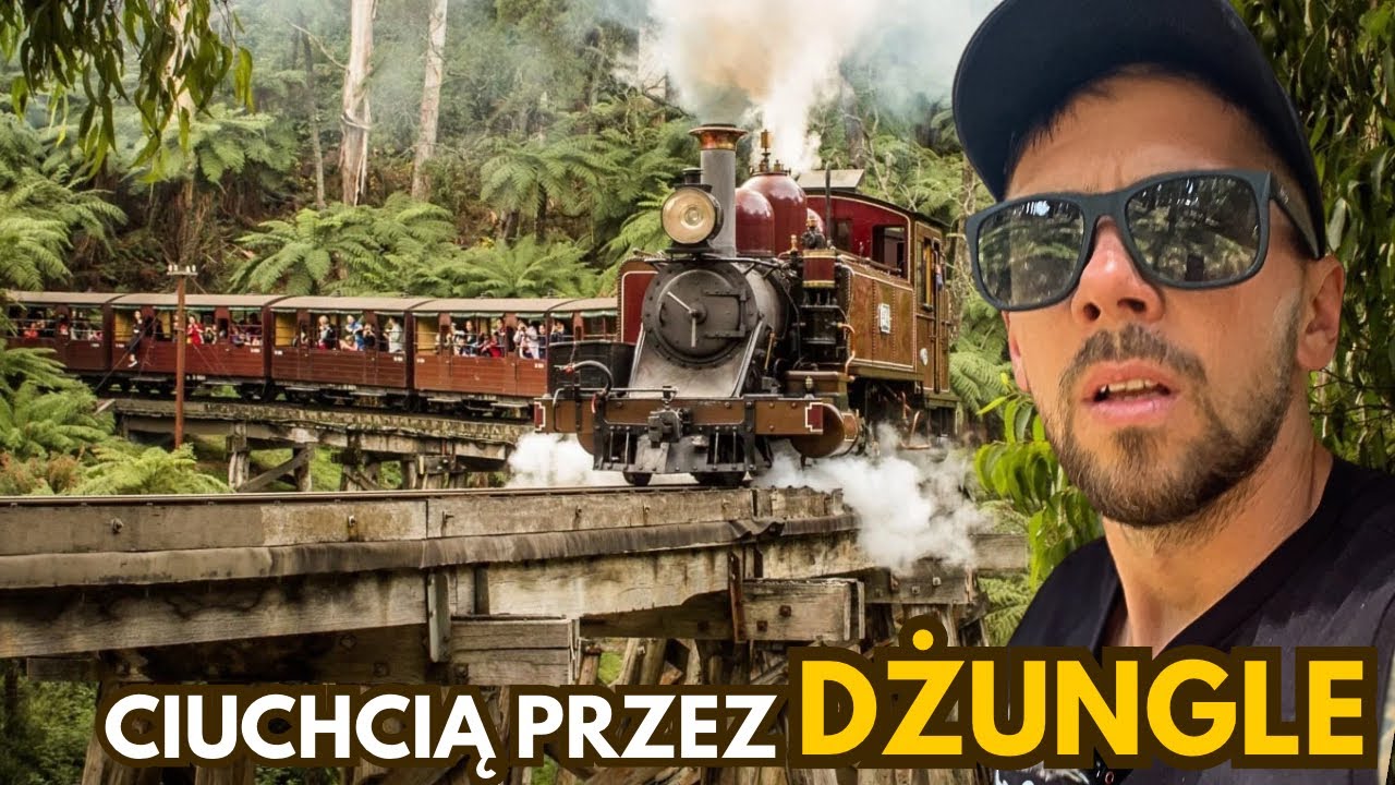 Czy to pociąg Harrego Pottera?  Testuję Puffing Billy!