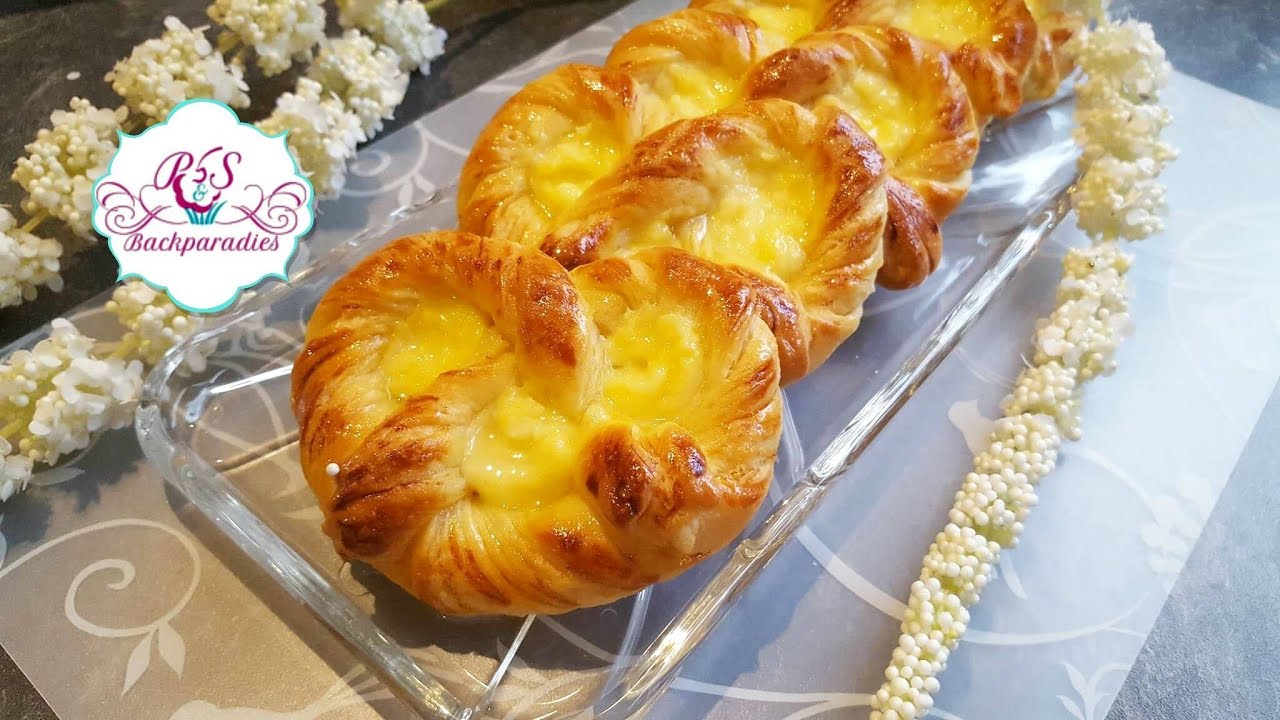 Feine Puddingbrezeln Rezept ♥ Nefis Pudingli Brezel Tarifi