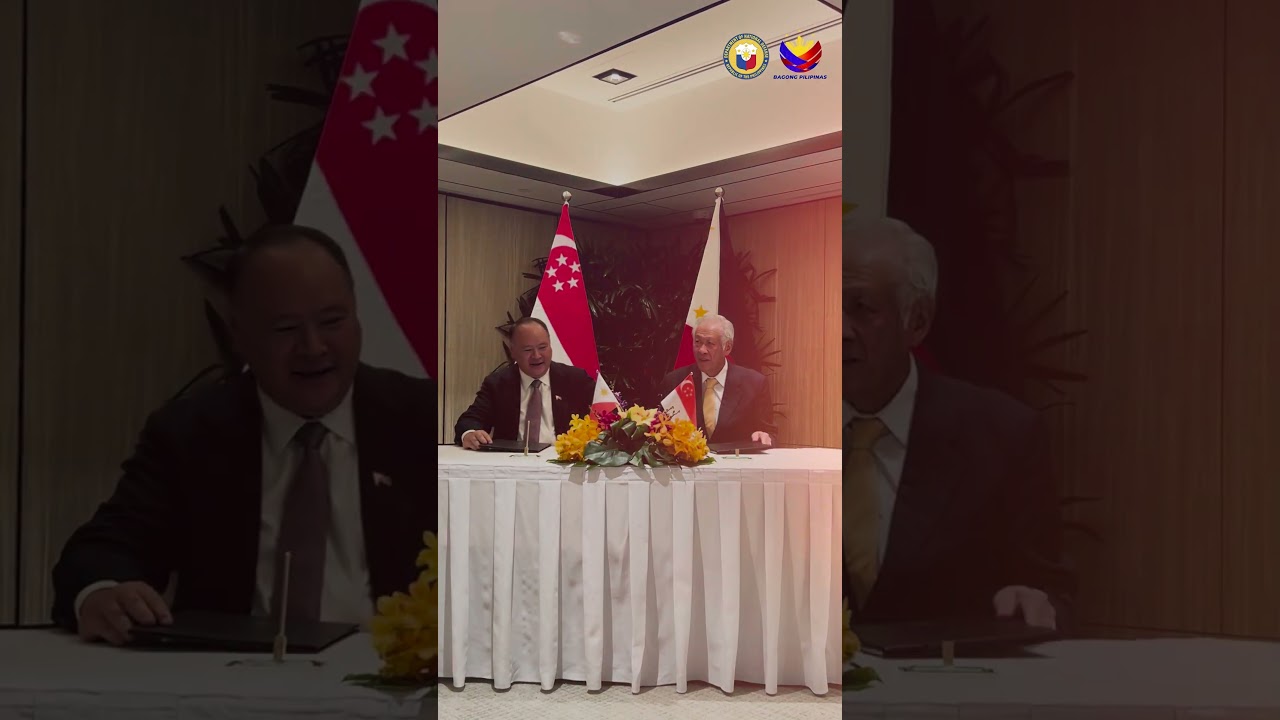 Defense Highlights: Signing of the Philippines - Singapore MOU on defense cooperation #dndphl