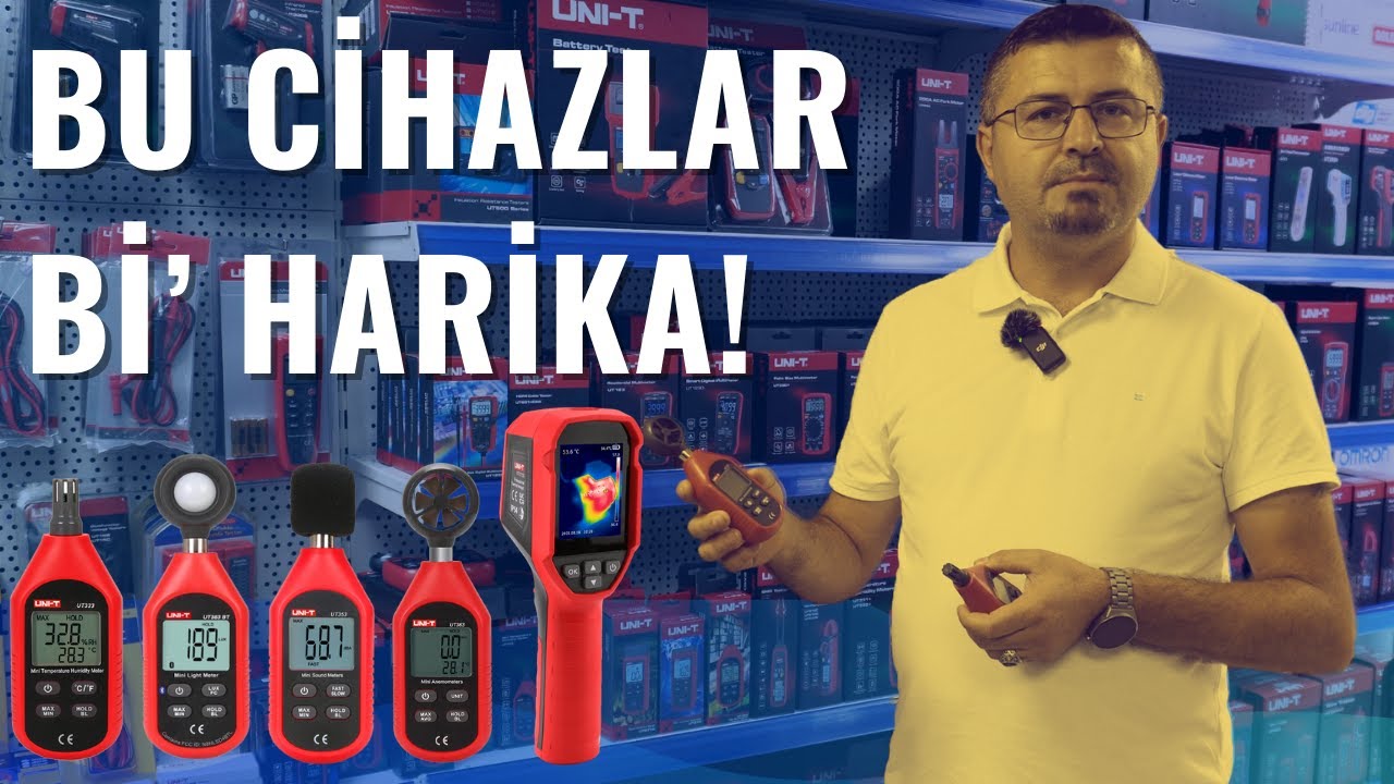 HAYATI KOLAYLAŞTIRAN ÖLÇÜM CİHAZLARI (Rüzgar, Sıcaklık, Nem, Ses, Işık, Boya, Akü Test)
