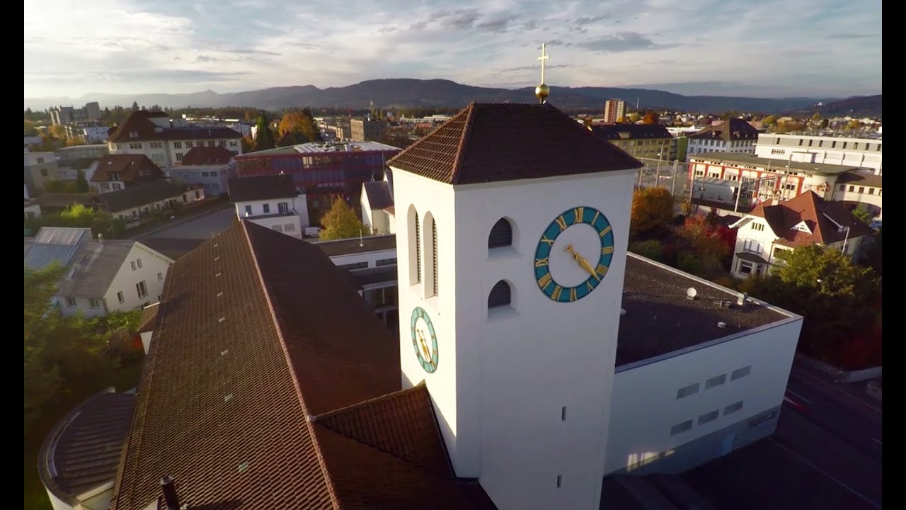 Drohnenvideo Kirche HERZ JESU Lenzburg