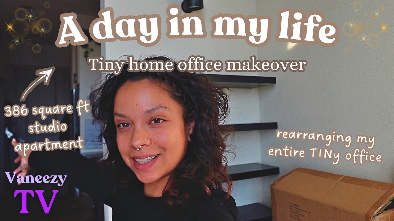Tiny home office makeover! No buy year 2026, tiny home office reveal!