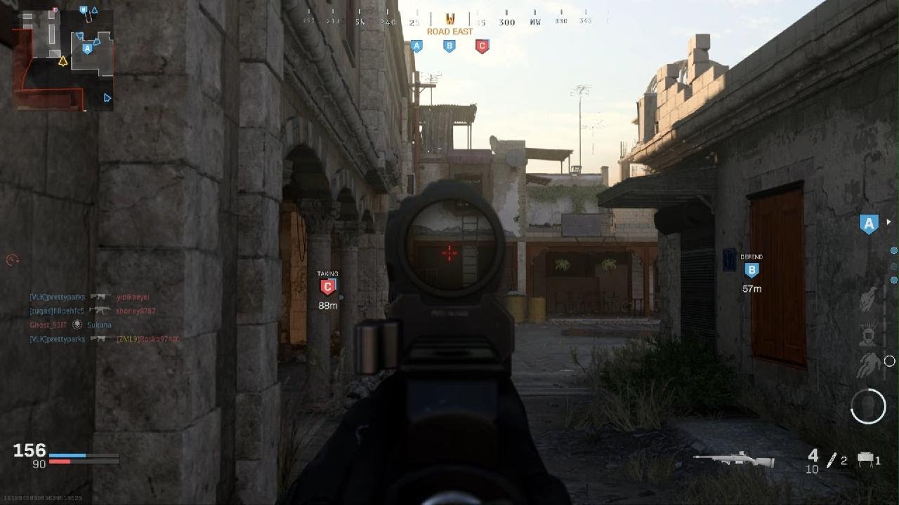 Modern Warfare: SP-R listen for the footsteps