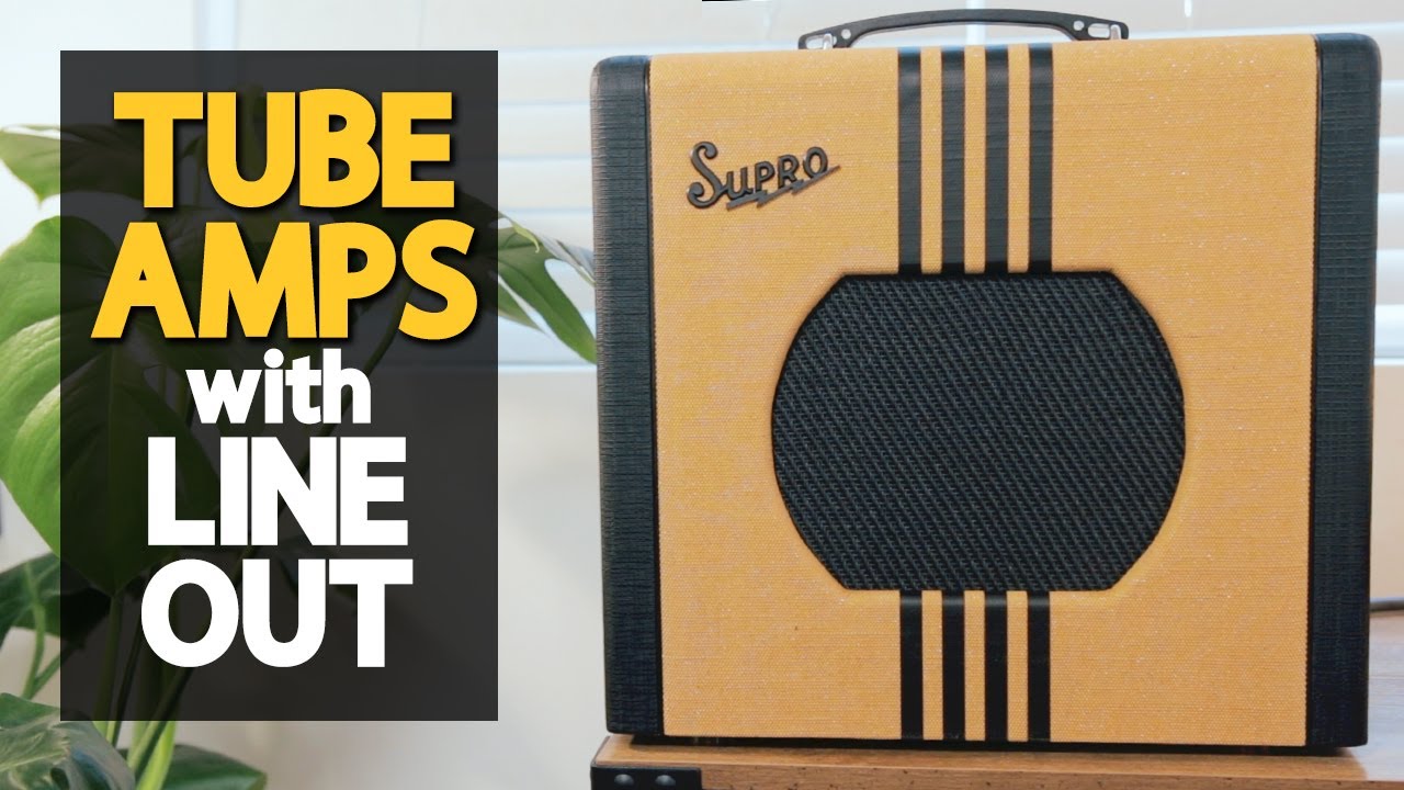 The BEST kind of Tube AMP for Recording GUITAR at home?? - Line Out Tube Amps [Supro Delta King 10]