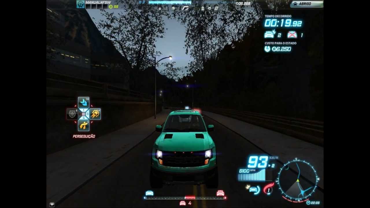 NFS WORLD - F-150 RAPTOR SVT - PERSEGUI&Ccedil;&Atilde;O DE FUGA - HIGHWAY PURSUIT HD