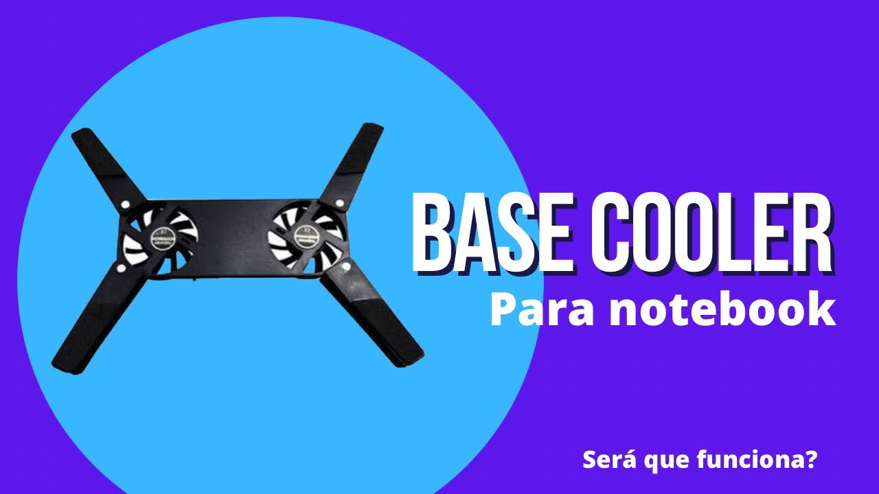 BASE COM COOLER PARA NOTEBOOK MUITO BARATO