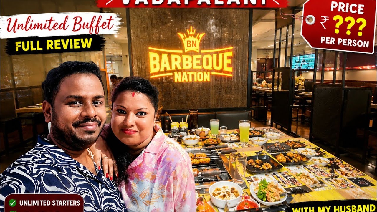 Barbeque nation Vadapalani /unlimited buffet in chennai #trendingshorts #family #lunch #familyvlog 