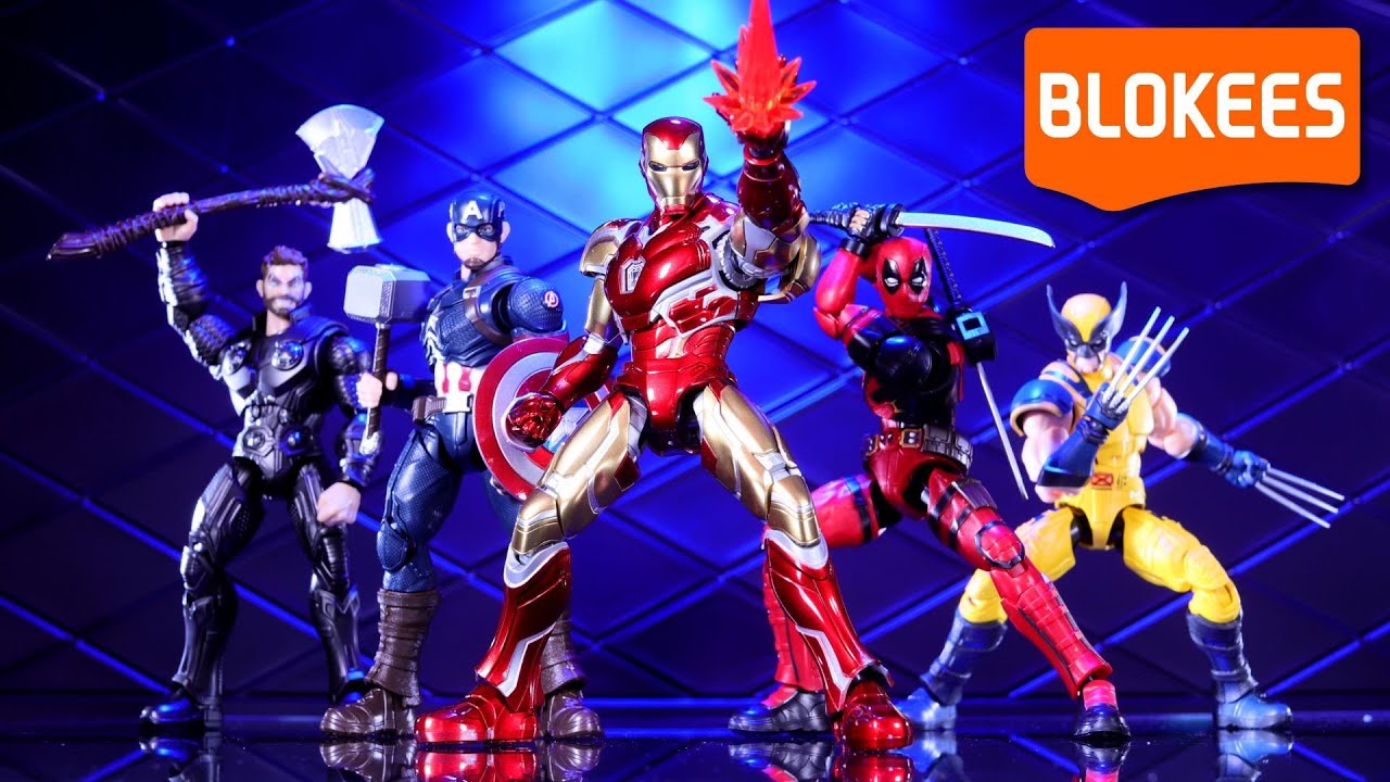 Наборы моделей Blokees Marvel MCU Champion Class &mdash; соберите своего собственного Железного человек...