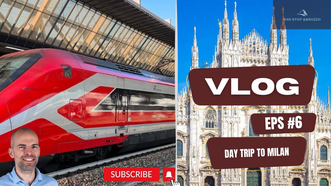 Pescara to Milan in One Day with The Frecciarossa Train | Abruzzo Vlog Ep 6