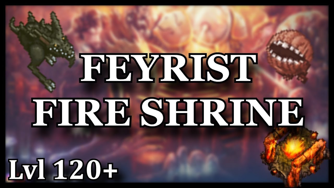 FEYRIST FIRE SHRINE - Where To Hunt Paladins Lvl 120+ [TIBIA]