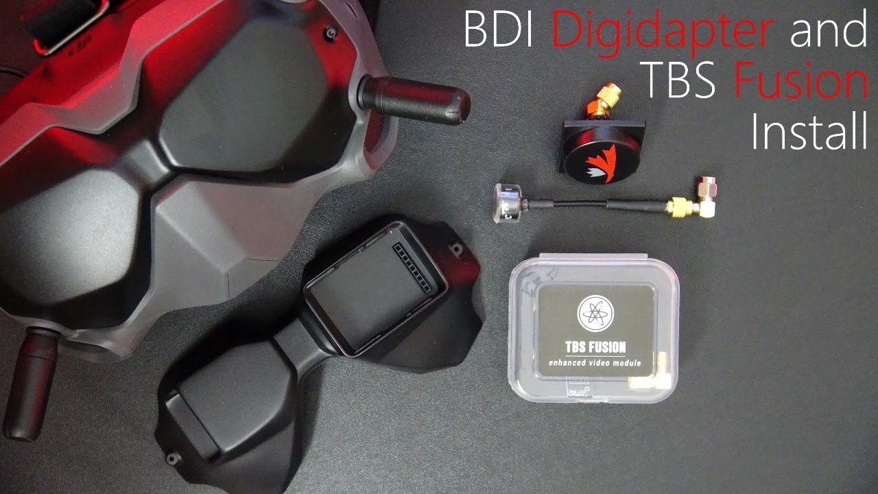 BDI Digidapter and TBS Fusion Install on DJI FPV Goggles v2
