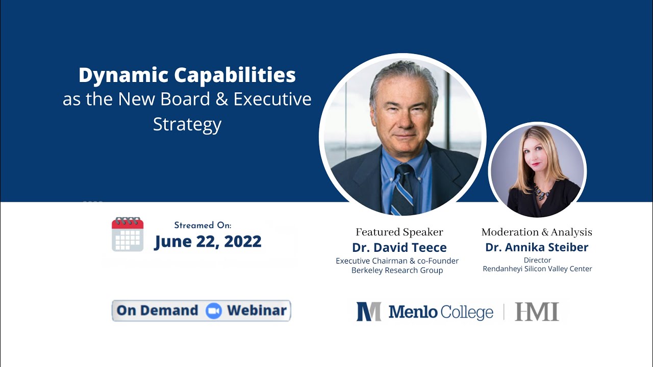 Dynamic Capabilities with Dr. David Teece
