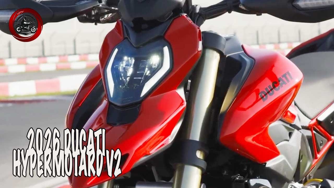 Абсолютно новый Ducati Hypermotard V2 2026 года.