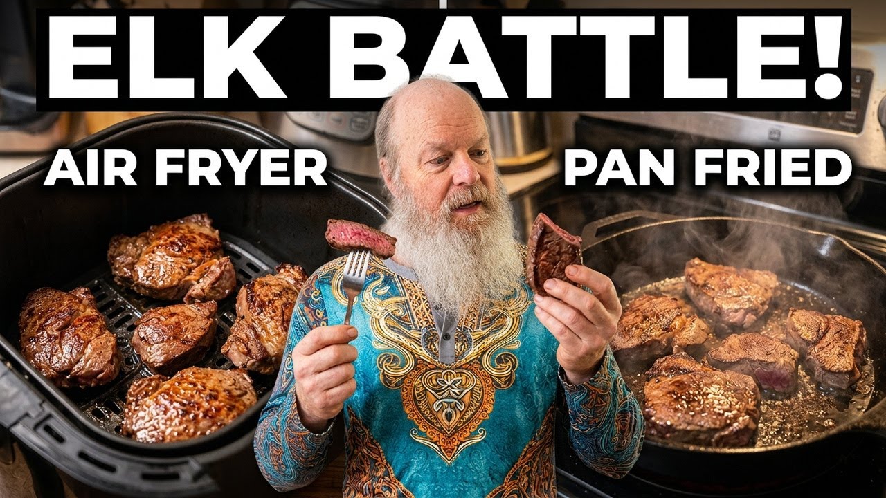 Air Fryer vs Pan Fried. How to Cook Elk Meat. Tips Techniques and Delicious Recipes.