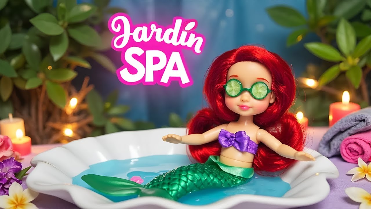 🧘‍♀️🌸 ¡Las Junior CONVIERTEN su JARDÍN en un SPA! 🍫💆‍♀️ Relajación TOTAL | Princesas Disney 👑✨
