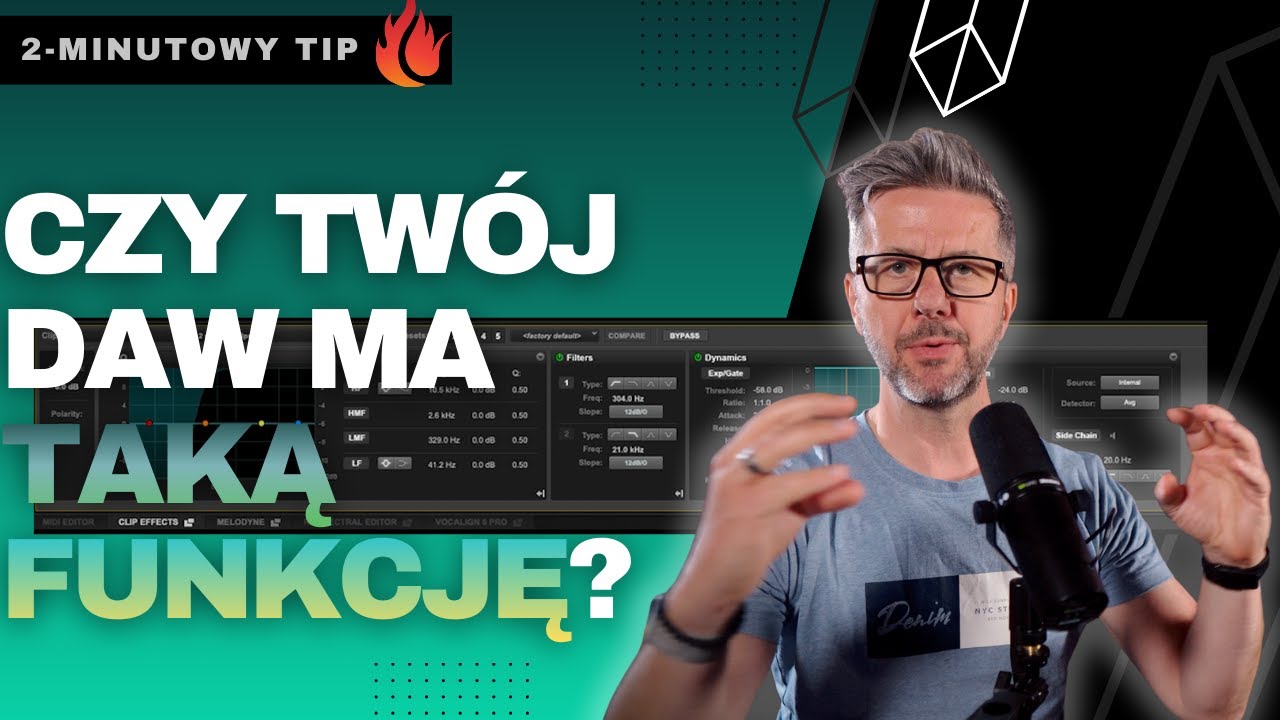 CZY TWÓJ DAW MA TAKĄ FUNKCJĘ -  CLIP EFFECTS  W PRO TOOLS