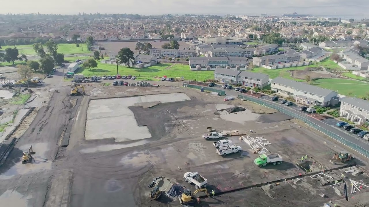 North Housing the Estuary I & II & Linnet Corner, Alameda Project Drone 2024 02 21 Long Version
