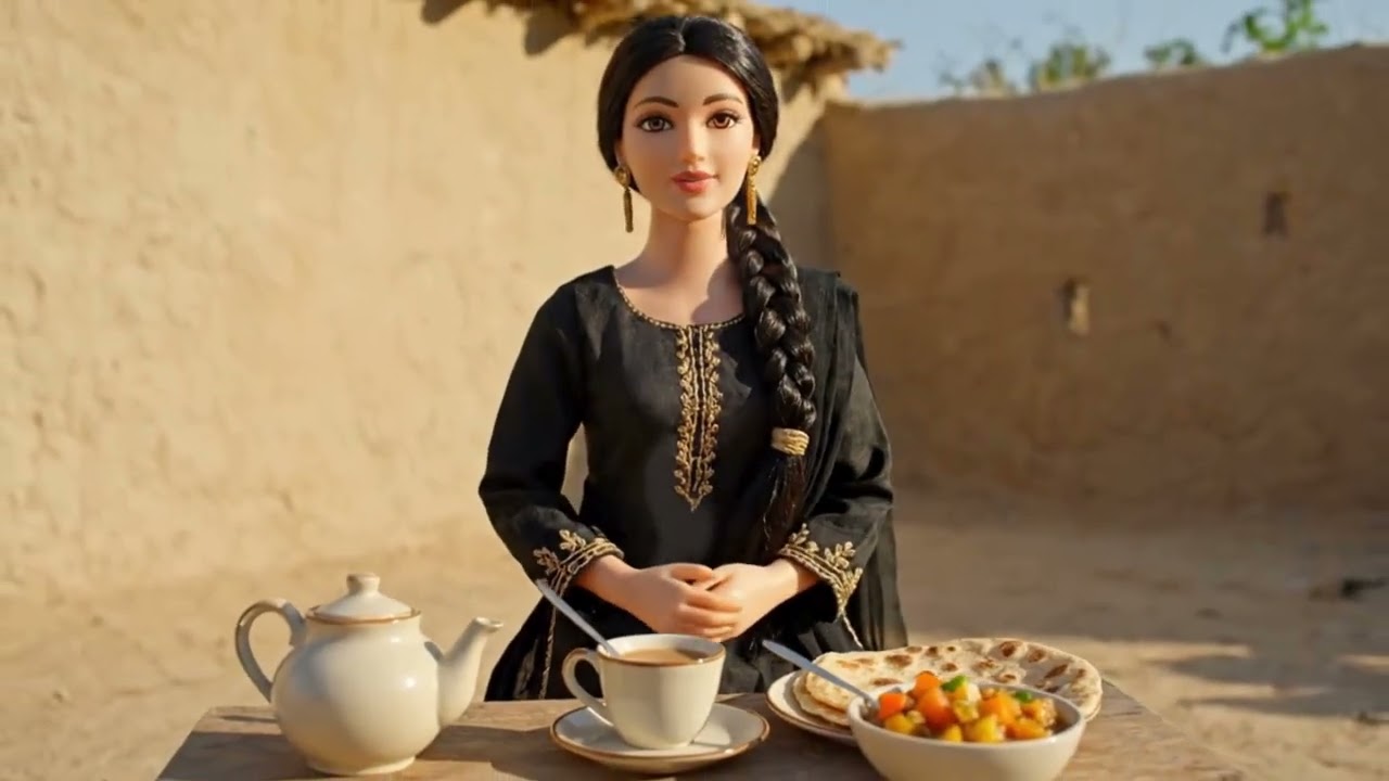 ASMR Miniature Doll Village Cooking vs Real Indian Kitchen Life