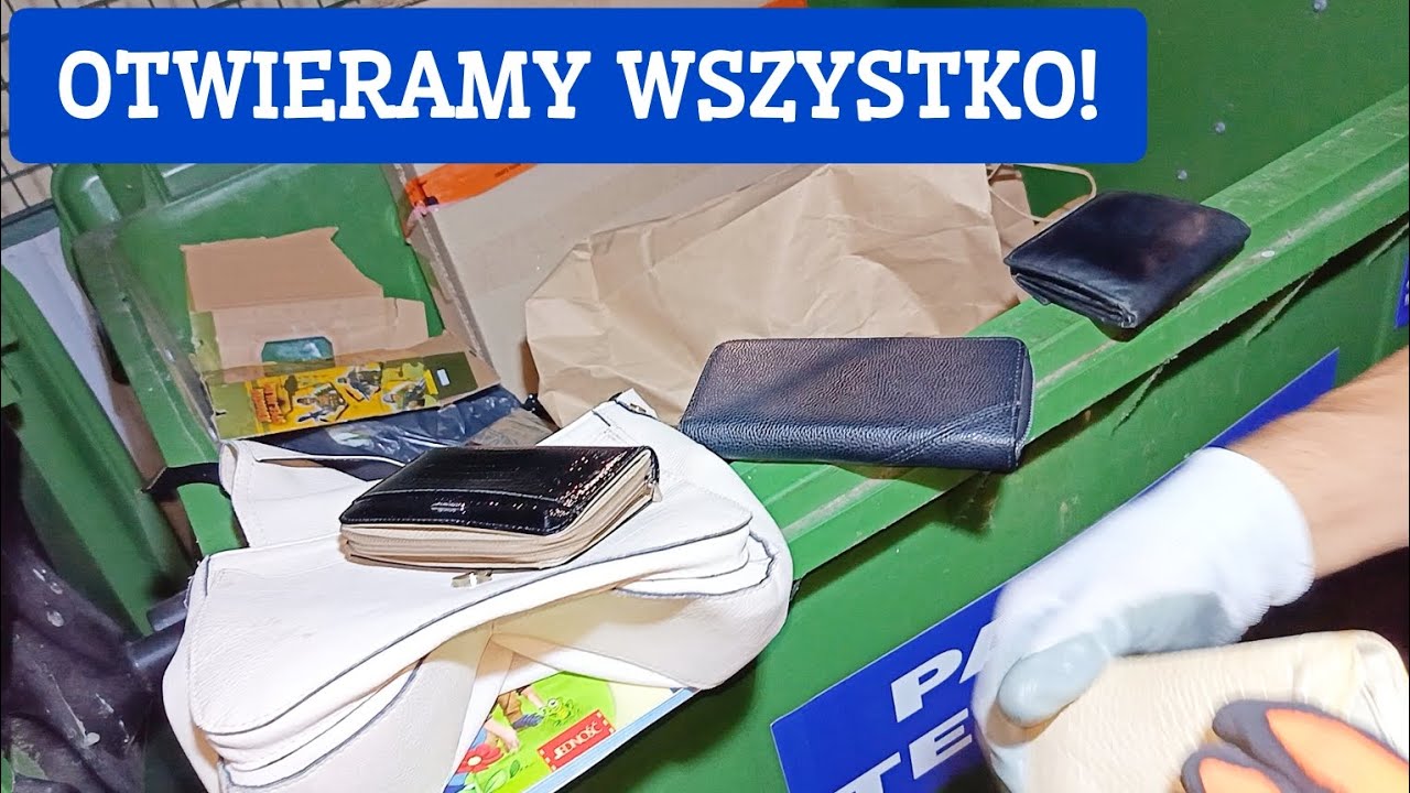 Ludzie wyrzucają do śmieci dobre rzeczy! Sprawdzamy portfele, torebki na śmietniku! #153 [SKARBY]