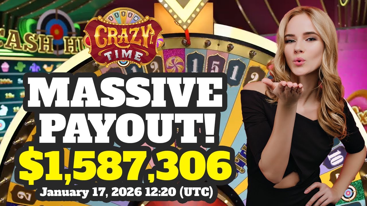 2500× CRAZY TIME WIN! 🤑 $1,587,306 BIG PAYOUT!