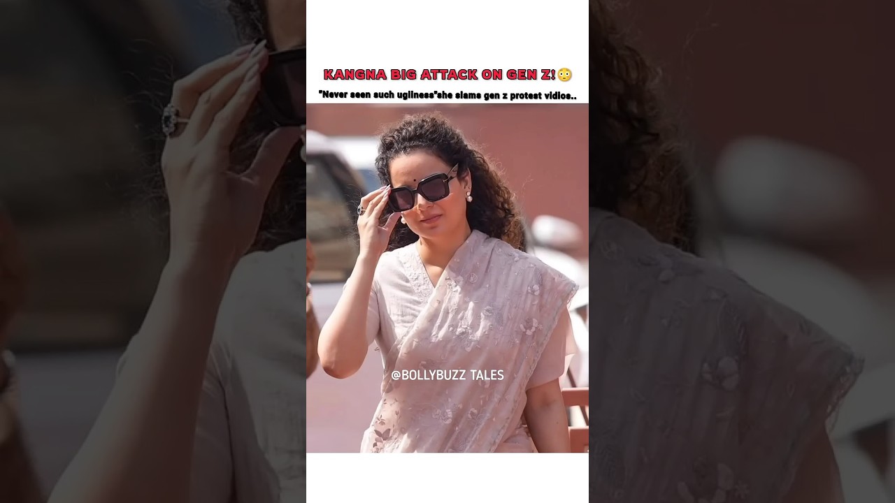 Kangana slams gen- z protest #protest#kanganaranaut #bollywood #shorts