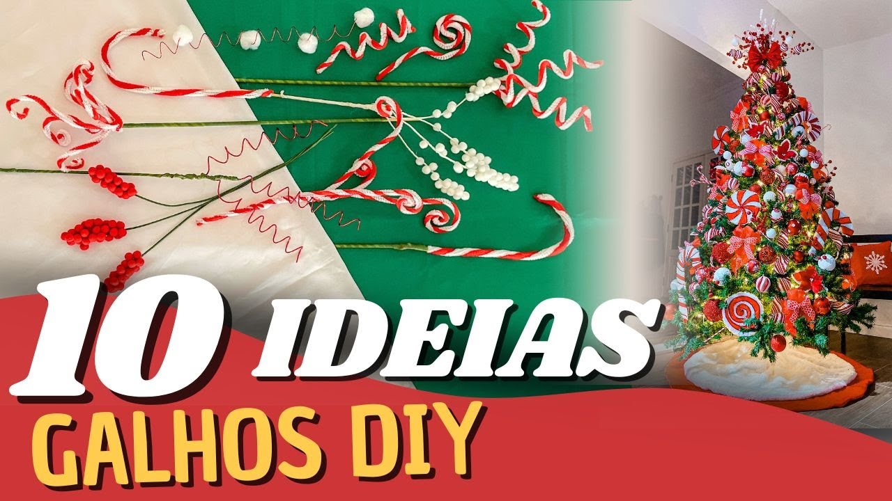 [DIY] GALHOS DECORATIVOS NATAL / PÁSCOA