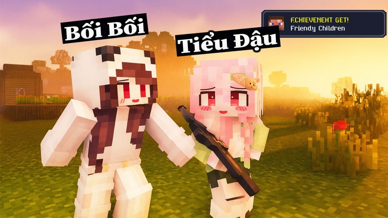 Những Câu Chuyện Bất Ổn Về Tình Bạn Của Bối Bối Và Tiểu Đậu Trong Minecraft 🤣