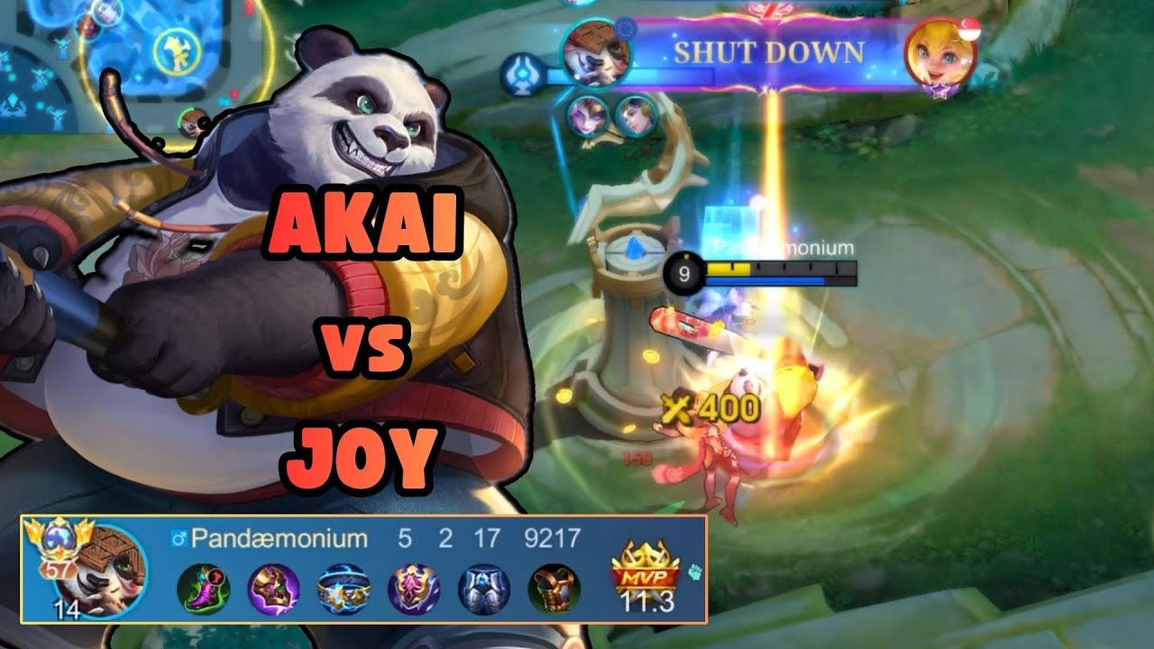 Top Global Akai Vs Joy — Mythical Immortal Gameplay | Mobile Legends