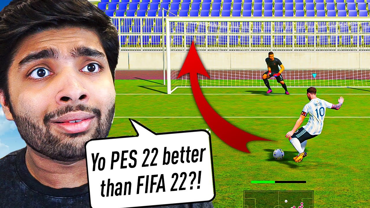 Я ИГРАЮ В PES 22...ЛУЧШЕ, ЧЕМ FIFA 22?!🤔