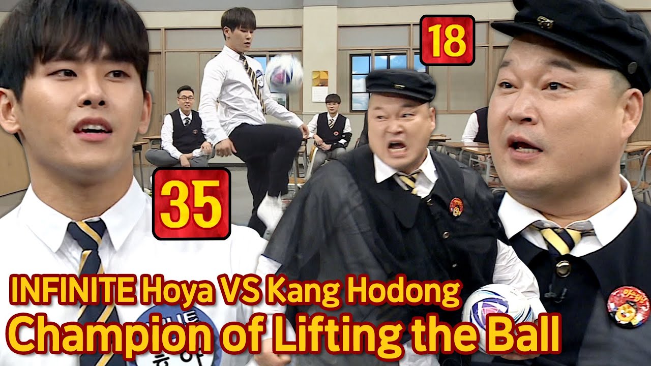 INFINITE Hoya Defeats Kang Hodong!⚽