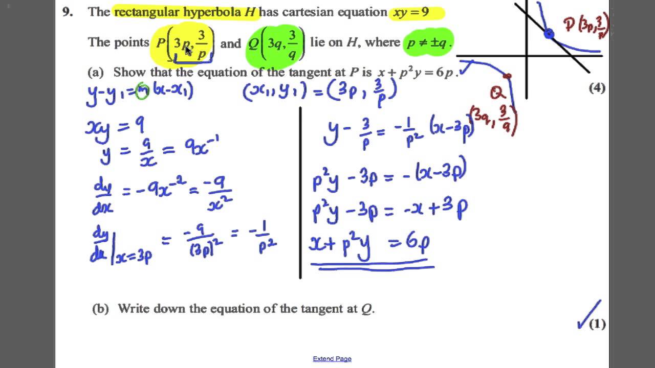 A-Level Maths Edexcel Further Pure Maths 1 Jan 2012 Q9 EDEXCEL