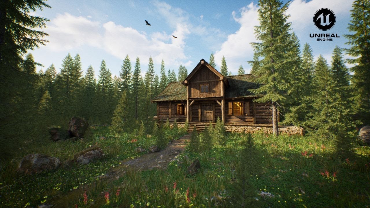Cabin in the Woods I Unreal Engine 5 | Real Time Cinematic Environment 