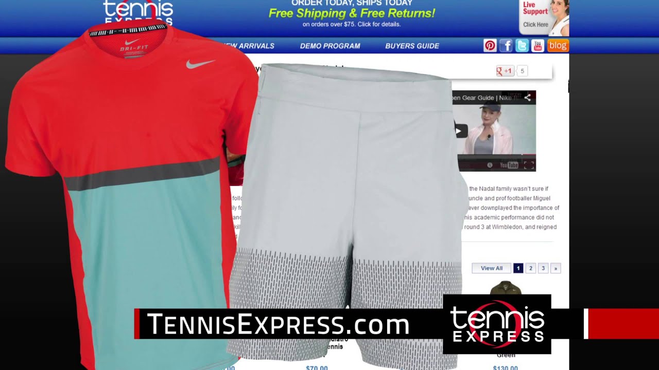 Рафаэль Надаль 2014 Australian Open Nike Gear | Реклама Tennis Express