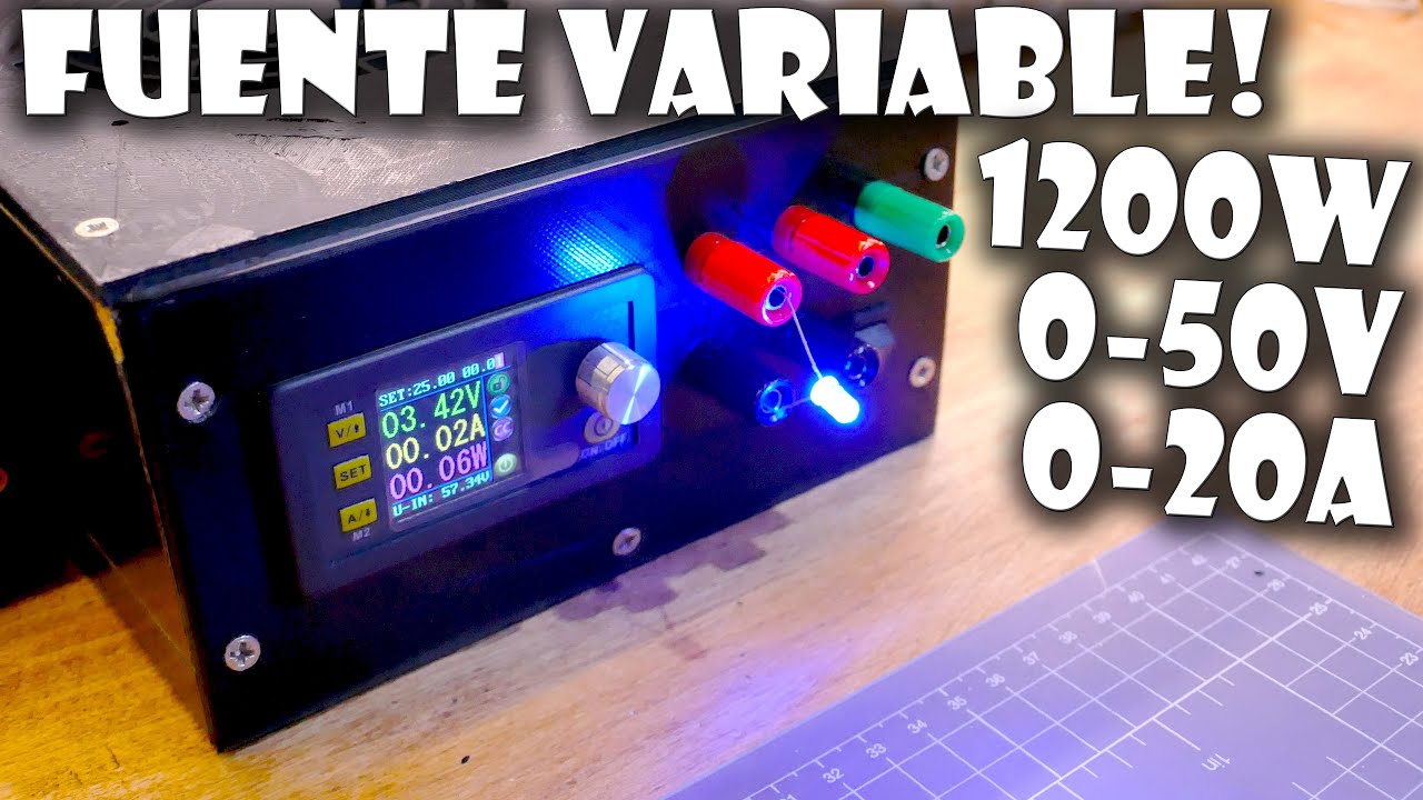 C&oacute;mo MONTAR una FUENTE de ALIMENTACI&Oacute;N VARIABLE DIGITAL CASERA 0-50V 0-20A 1200W DPS5020