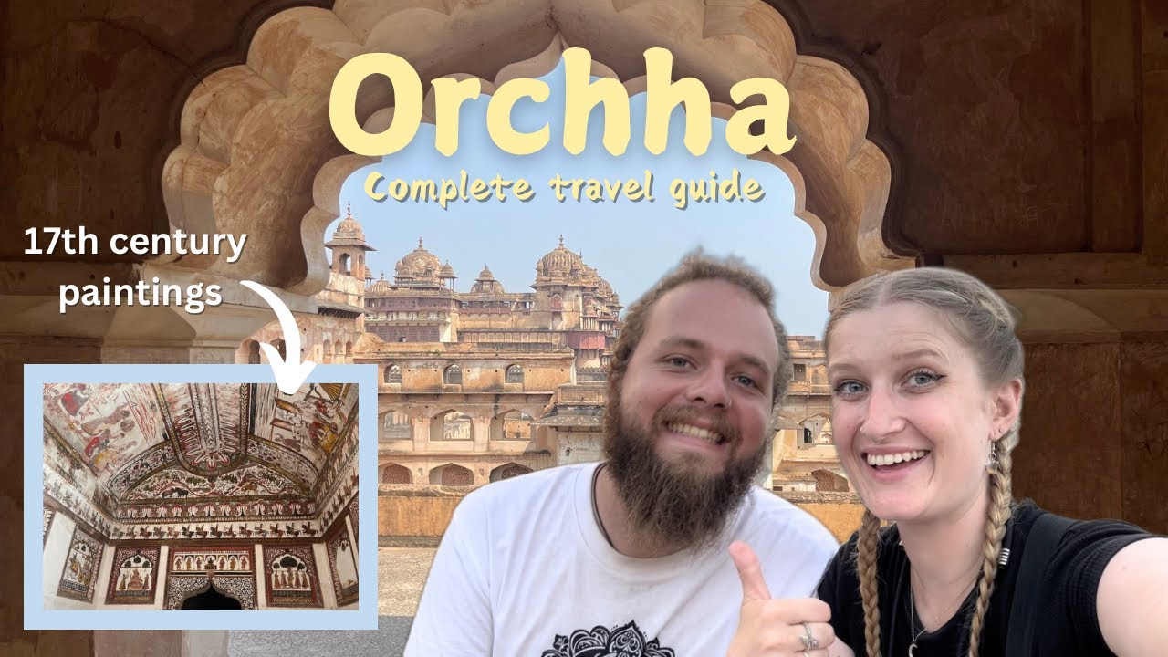 Ancient palaces, fresco paintings & old temples 🇮🇳| Foreigners vlog of Orchha