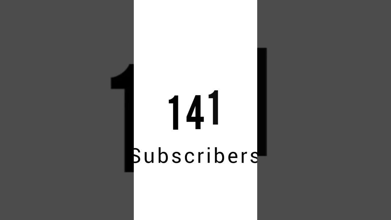 150 subscribers countdown special #animation #countdown