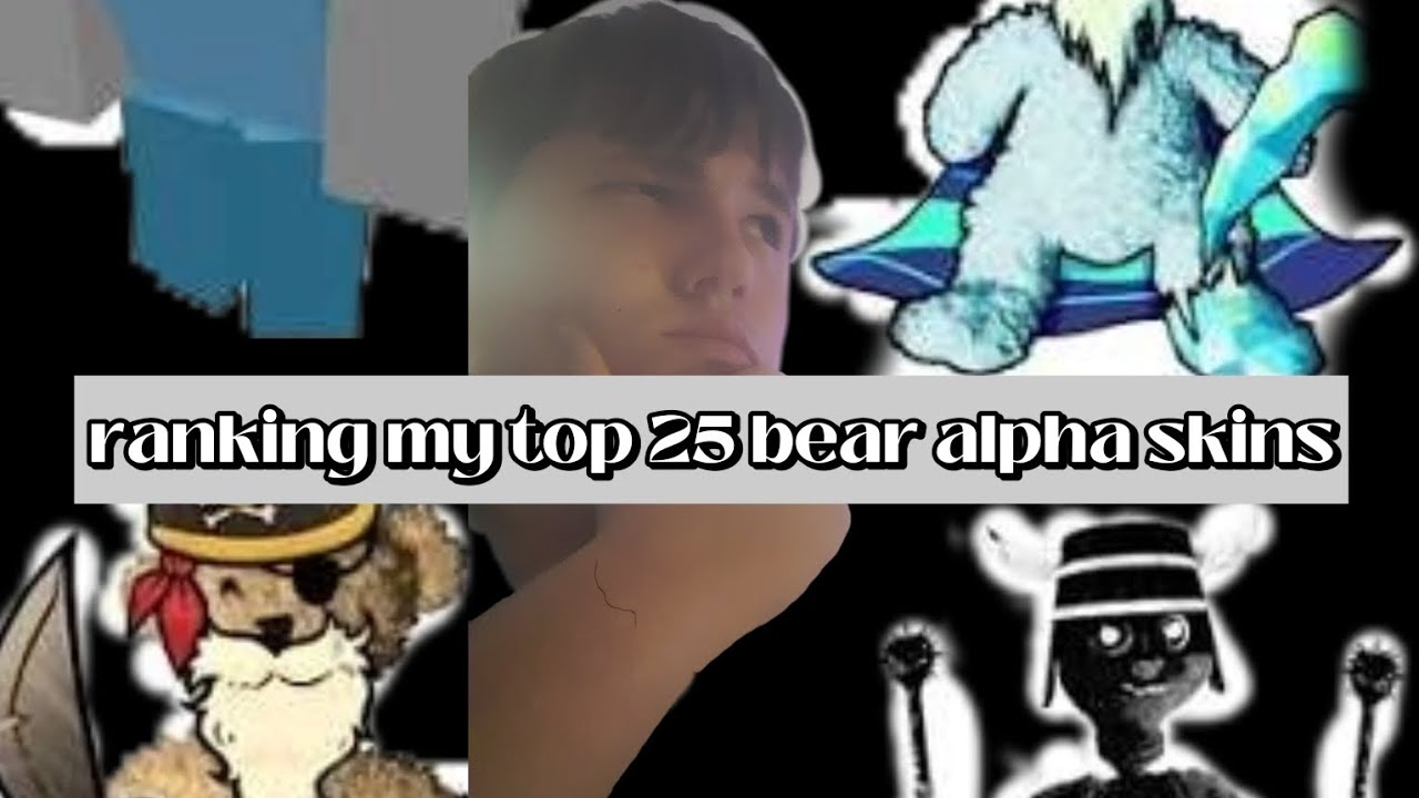 Ranking my top 25 favourite bear alpha skins 
