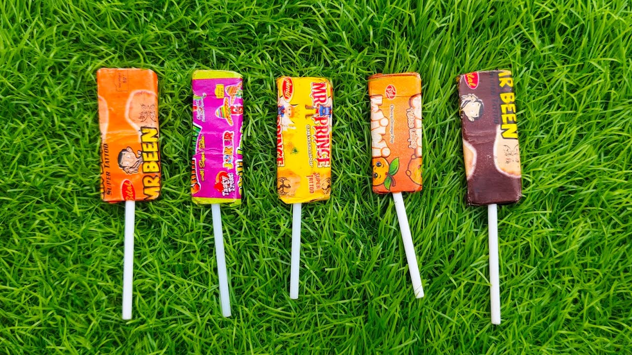 Lollipops Unpacking ASMR 🍭 Chupa Chups Big Babol, Alpenliebe Lollipop, Watermelon Lollipop