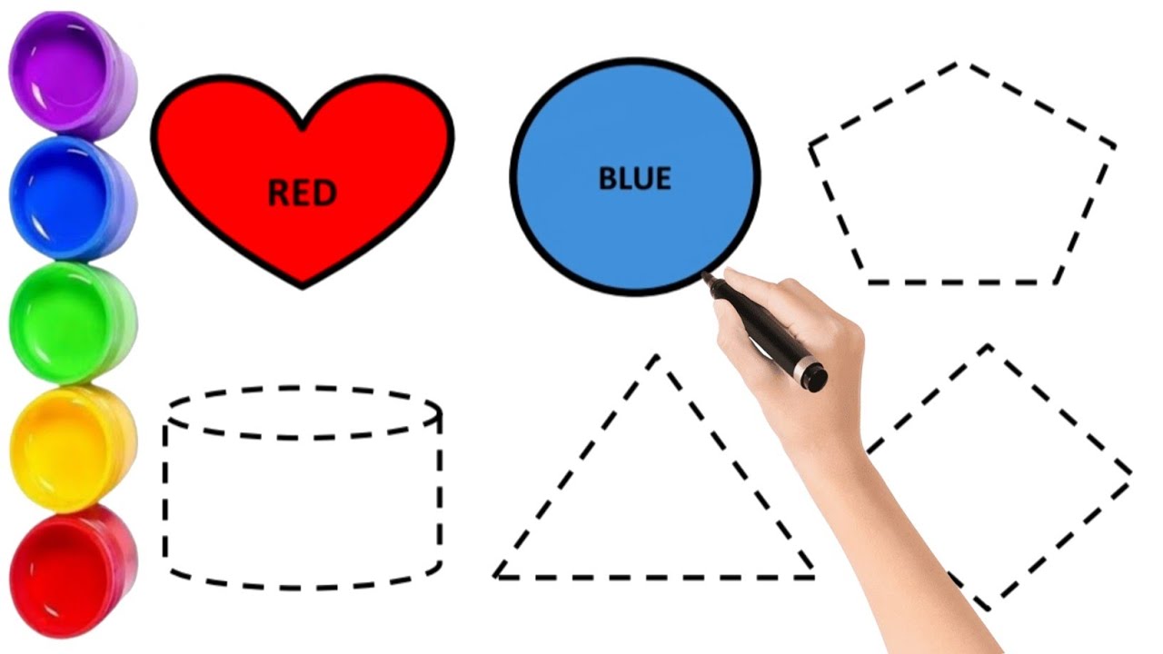Easy Shapes Drawing for Preschool: Learn 2D Shapes with Fun Activities!