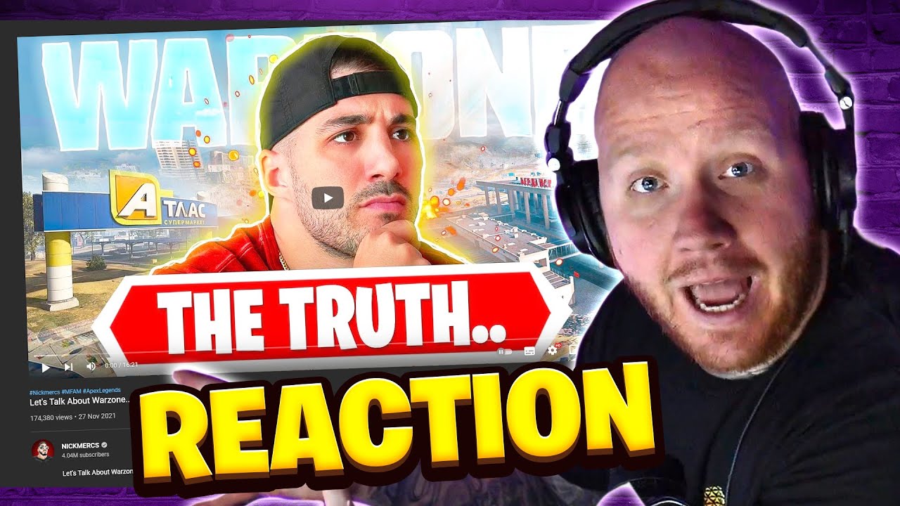 TIMTHETATMAN REACTS TO NICKMERCS TALKING ABOUT HIS FUTURE ON WARZONE