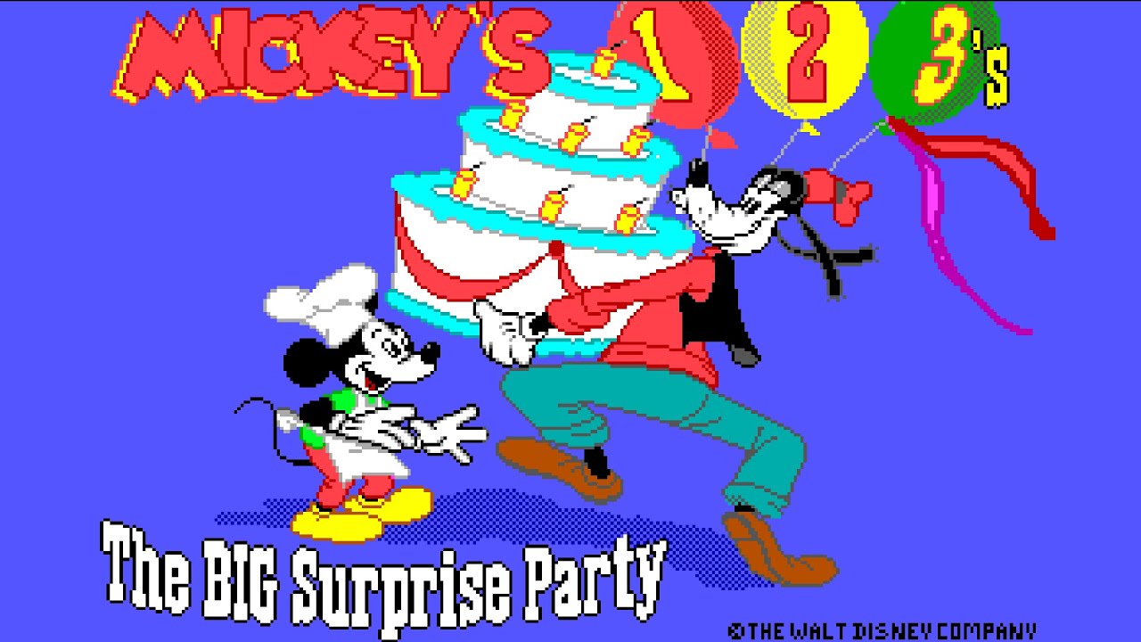 [Полная версия] - Mickey's 123's - The Big Surprise Party - Amiga 500