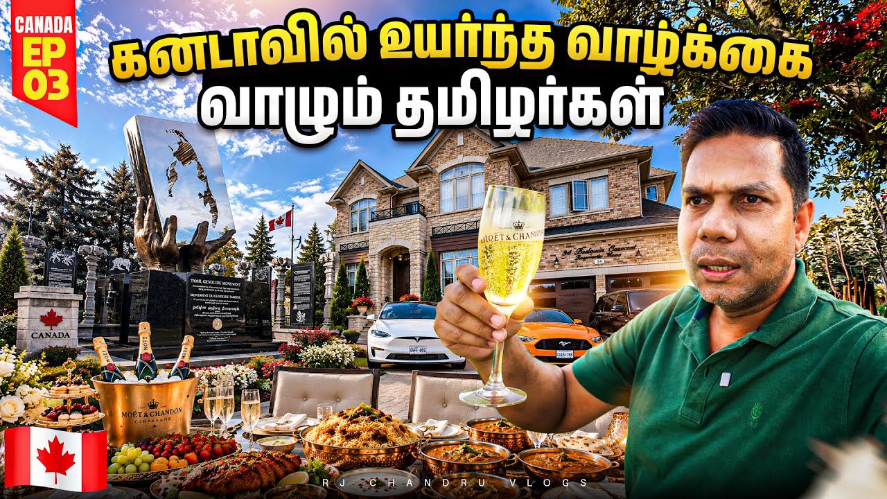 தமிழர்களின் கனவு தேசம் | Canada 🇨🇦 EP 03 | Rj Chandru Vlogs