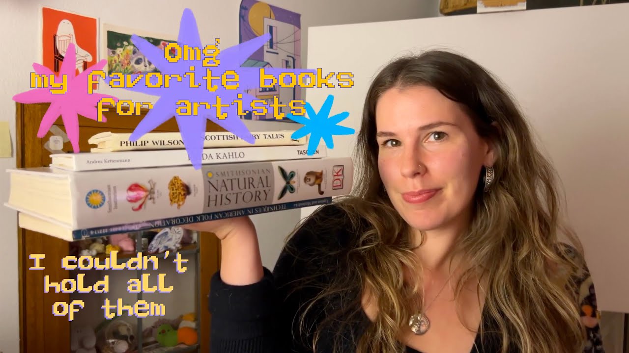 I have sooo many art books but here are my favorite art books & how I use them