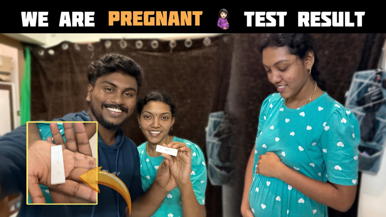 🤰🏻WE ARE PREGNANT ❤️ Test Result Reveal Paniyachu 😍| Pragan Sneha Vlogs | 