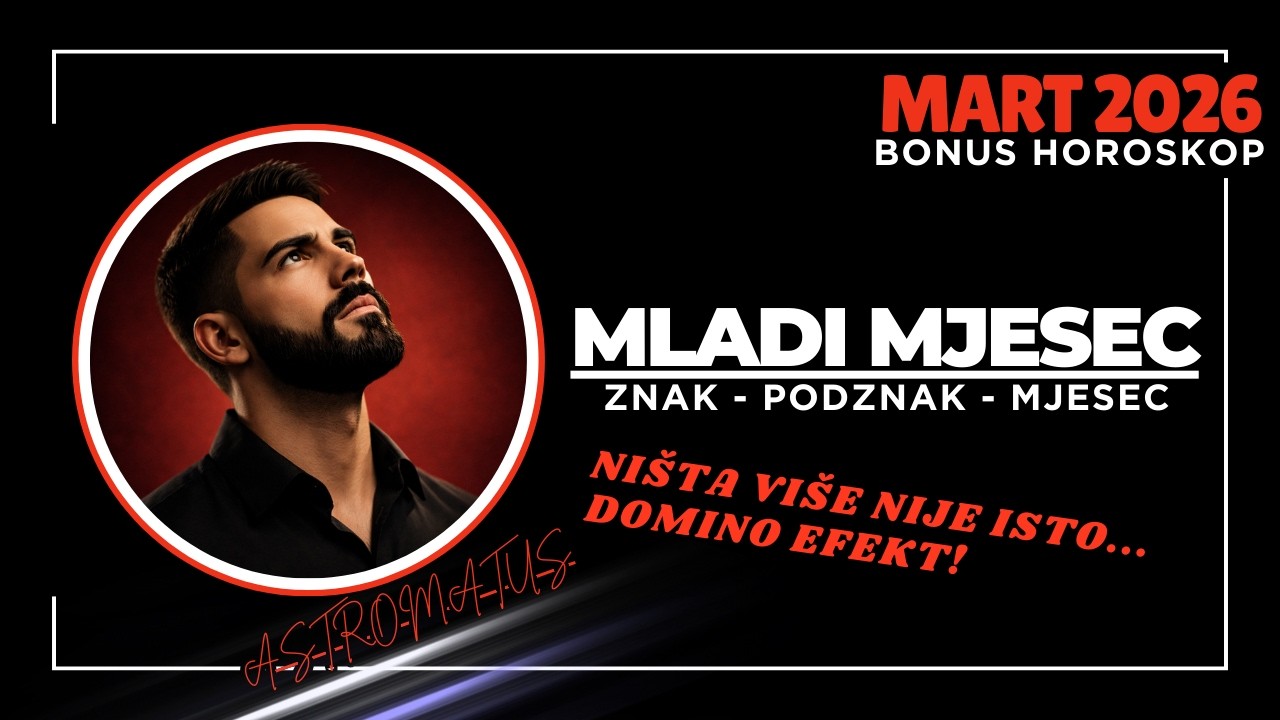 12 znakova ⚡ MLADI MJESEC 19.MART: Domino Efekat Koji Mijenja Život
